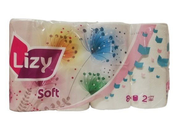 TP Lizy 2vr. 180 útržků celulóza - Papírová hygiena Toaletní papír 3 až 4 vrstvý